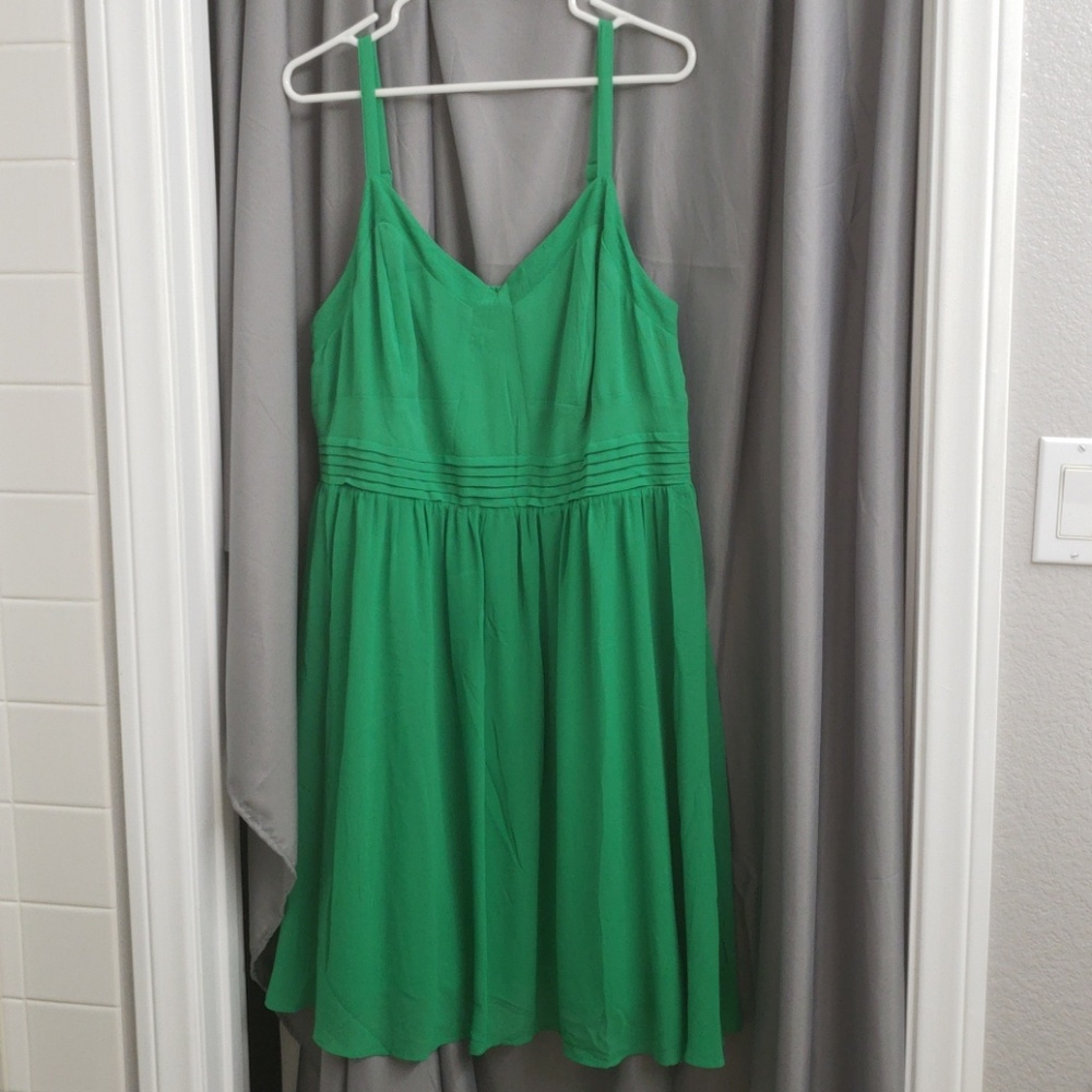 ➕ Green smocked tank dress - torrid